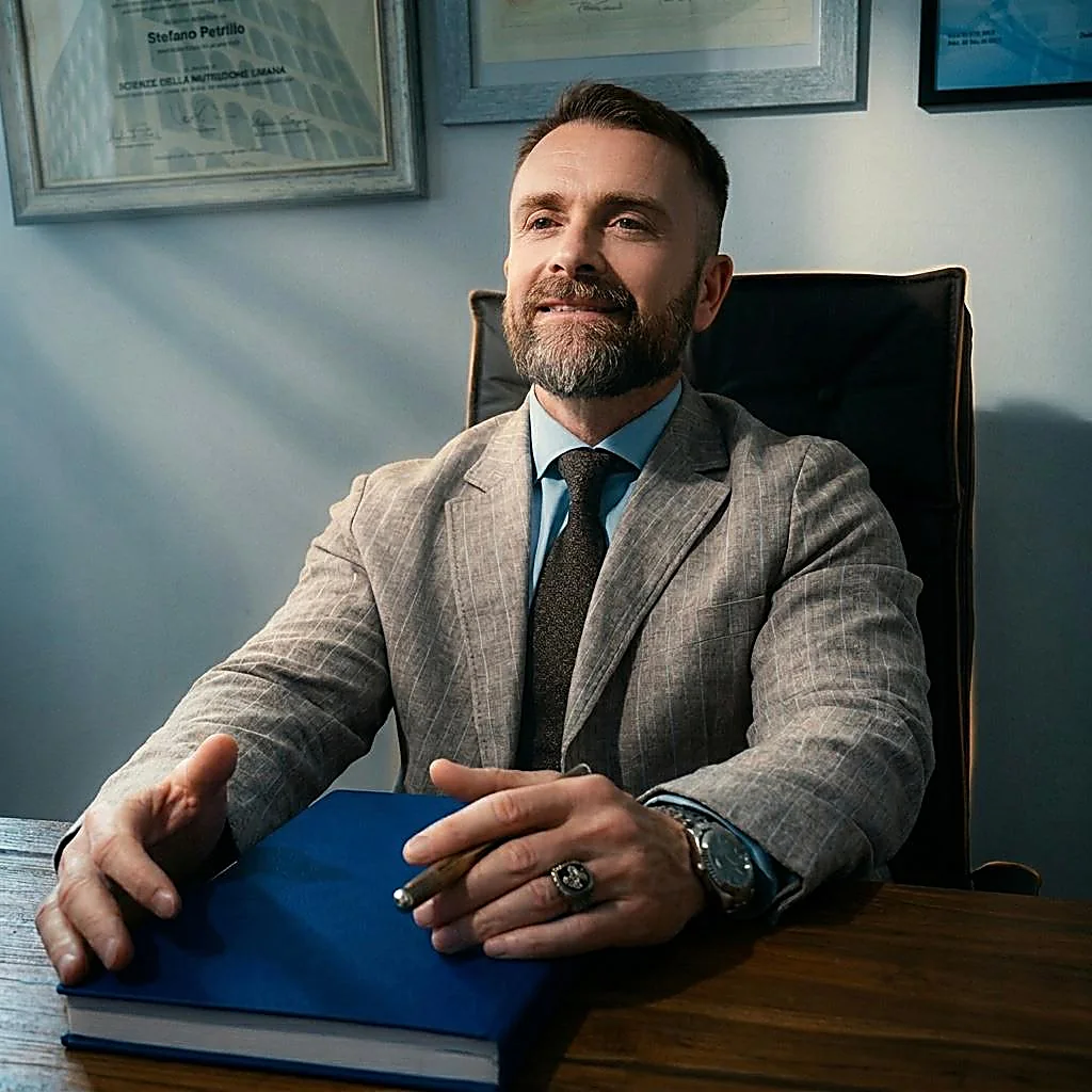 Ritratto del dr. Stefano Petrillo nel suo studio